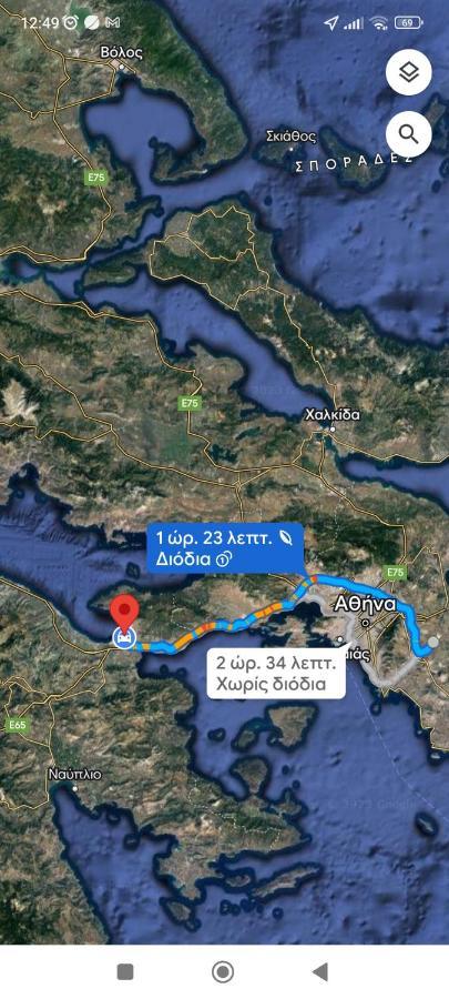 Studio Poseidonia Apartment 75Sqm Corinth Canal Εξωτερικό φωτογραφία