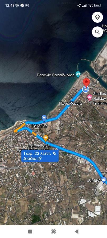 Studio Poseidonia Apartment 75Sqm Corinth Canal Εξωτερικό φωτογραφία
